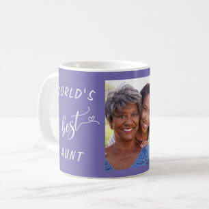 World's Best Aunt Photo Coffee Mug