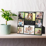 World's Best Aunt Uncle Photo Collage Black Plaque<br><div class="desc">Give the world's best aunt and uncle a custom multi-photo collage plaque that they will treasure and enjoy for years. You can personalise with eight photos of nieces, nephews, other family members, pets, etc., personalise the expression "World's Best Aunt & Uncle, " and add the family members' names, all in...</div>