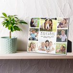 World's Best Aunt Uncle Photo Collage Plaque<br><div class="desc">Give the world's best aunt and uncle a custom multi-photo collage plaque that they will treasure and enjoy for years. You can personalise with eight photos of nieces, nephews, other family members, pets, etc., personalise the expression "World's Best Aunt & Uncle, " and add the family members' names, all in...</div>