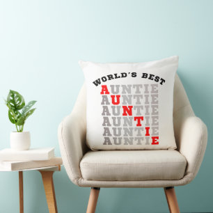 World's Best Auntie Cushion