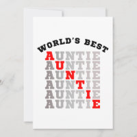 World's Best Auntie