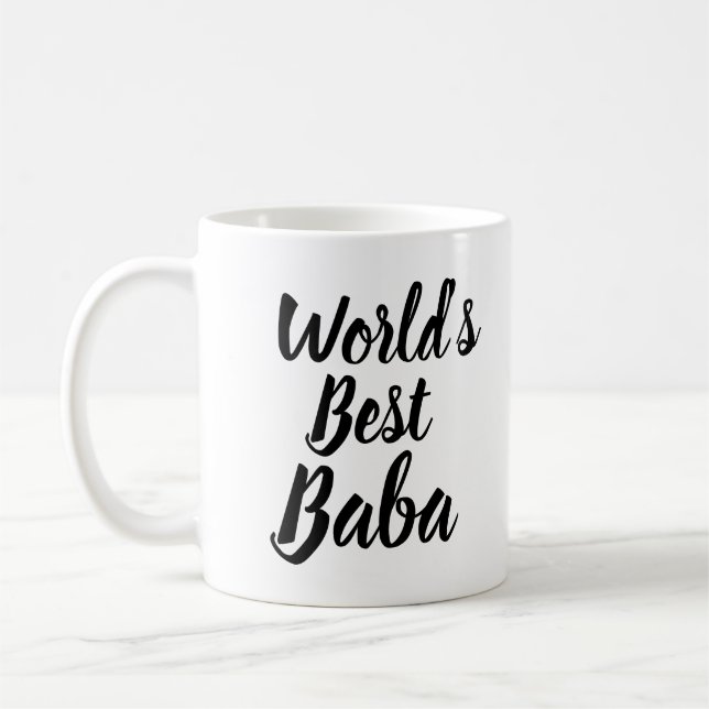 World's Best Baba Tryzub Mug (Left)