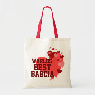 Worlds Best Babcia Personalised Tote Bag