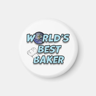 World's best Baker Magnet