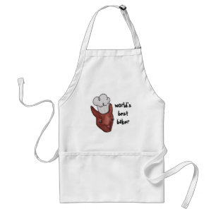 World's Best Baker Squirrel Standard Apron