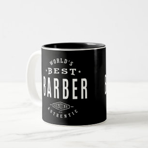 World's Best Barber Two-Tone Coffee Mug
