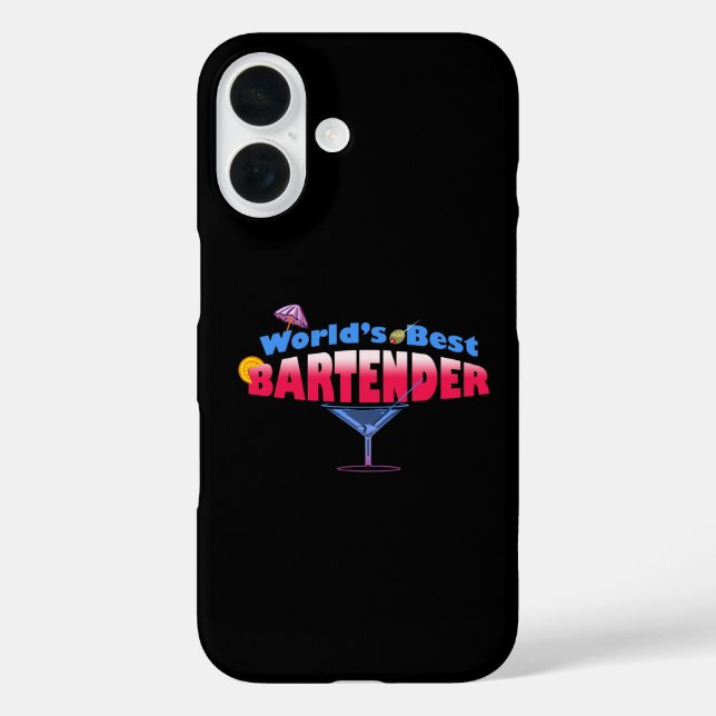 World's Best Bartender  Case-Mate iPhone Case (Back)