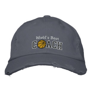 World's Best Basketball Coach Embroidered Hat