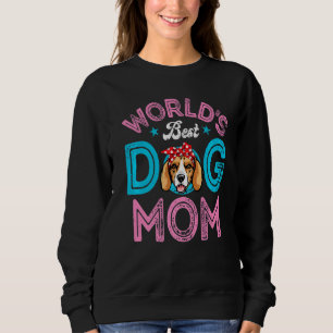 World's Best Beagle Dog Mum Funny Mother's Day Sweatshirt