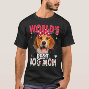 World's Best Beagle Dog Mum Mother's Day T-Shirt