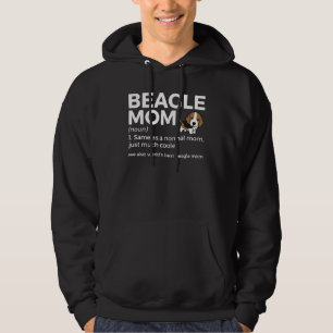 World's Best Beagle Mum Definition Beagle Owner Pe Hoodie