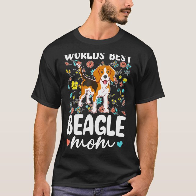 Worlds Best Beagle Mum Dog T-Shirt (Front)