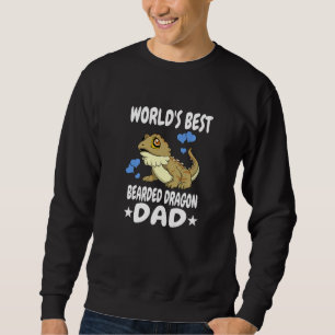 World's Best Bearded Dragon Dad Lizard Sweatshirt