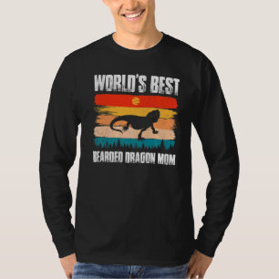 World's Best Bearded Dragon Mom Reptile Lizard Gec T-Shirt