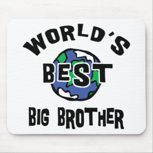 World's Best Big Brother Mouse Pad