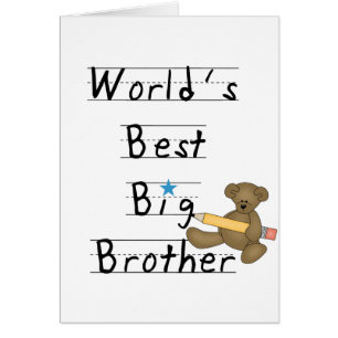 World's Best Big Brother Tshirts and Gifts