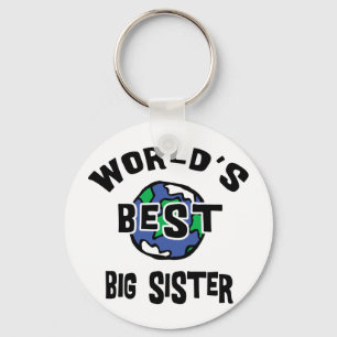 World's Best Big Sister Key Ring