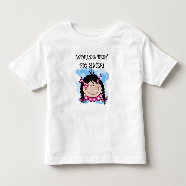 World's Best Big Sister Toddler T-Shirt (Front)