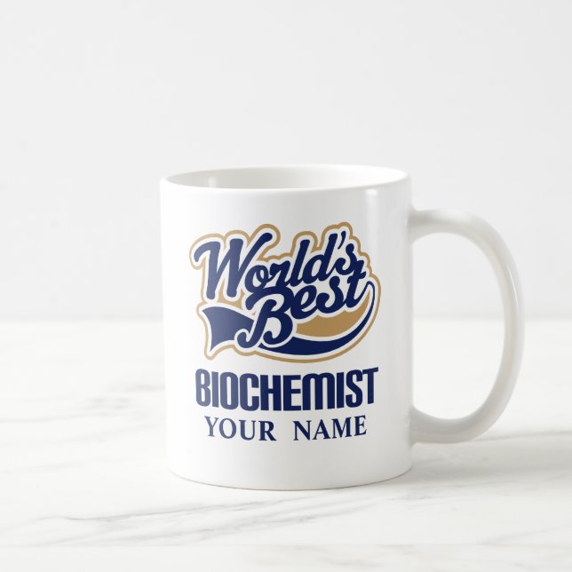Worlds Best Biochemist Personalised Gift Mug (Right)