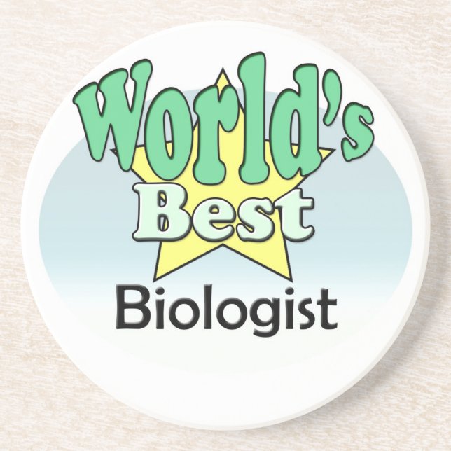 World's best Biologist Coaster (Front)