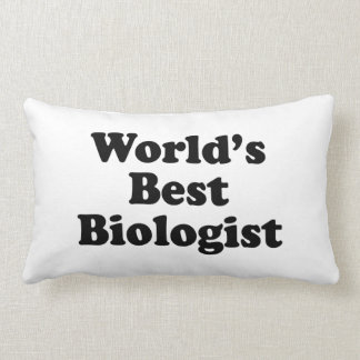 World's Best Biologist Lumbar Cushion