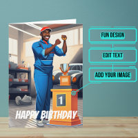 World's Best Black Mechanic Birthday