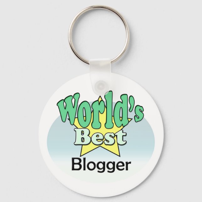 World's Best Blogger Key Ring (Front)