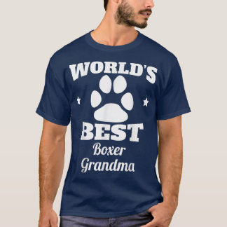 World's Best Boer Grandma Dog Lover T-Shirt
