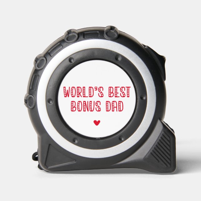 World's Best Bonus Dad! Cute Father's Day 1 (Front)