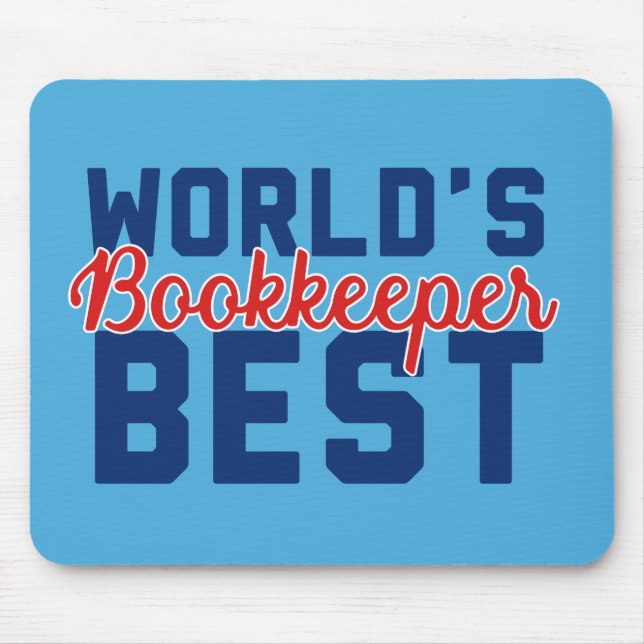 World's Best Bookkeeper Mouse Pad (Front)