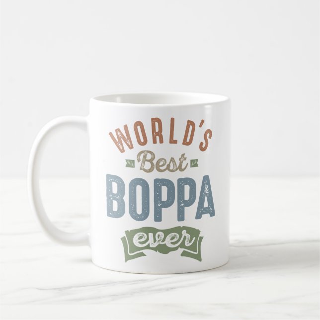 Worlds Best Boppa   Coffee Mug (Left)