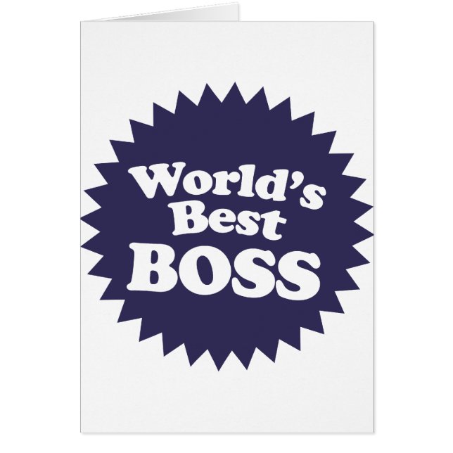 World's Best Boss (Front)