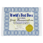 World's Best Boss Certificate