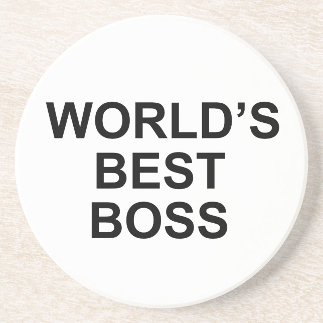 World's Best Boss coaster (Front)
