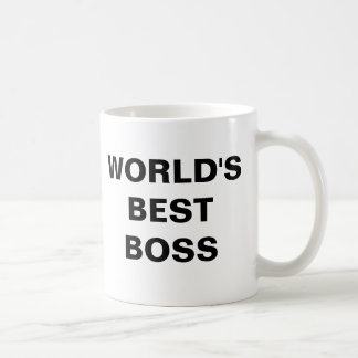 WORLD'S BEST BOSS COFFEE MUG