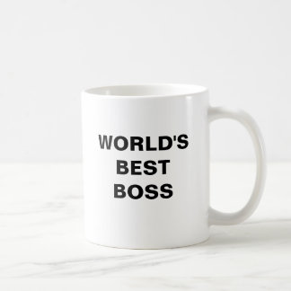 WORLD'S BEST BOSS Coffee Mug