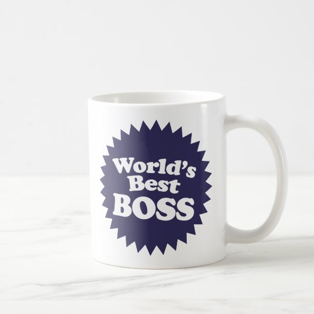 World's Best Boss Coffee Mug (Right)