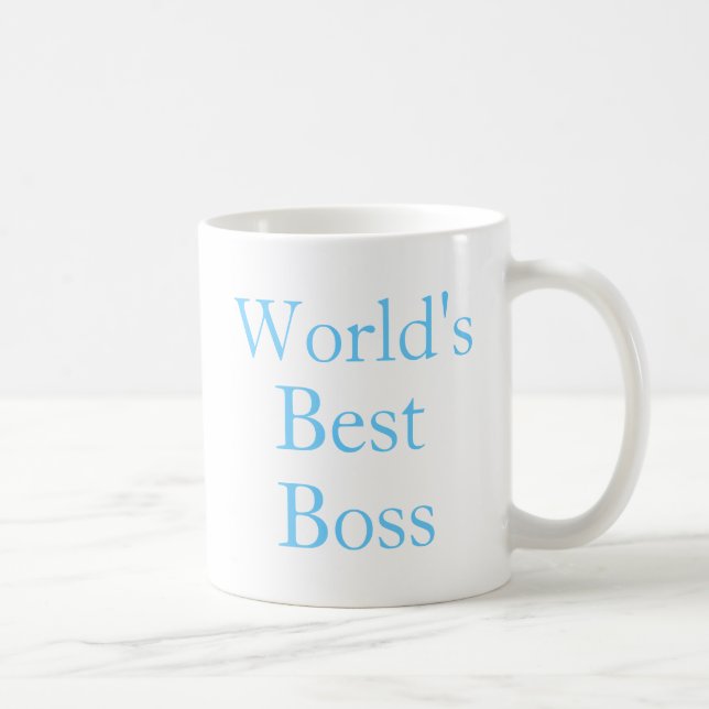 Worlds Best Boss Coffee Mug (Right)