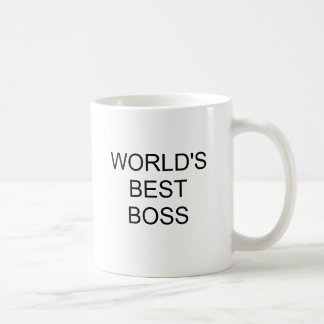 WORLD'S BEST BOSS COFFEE MUG