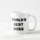 WORLD'S BEST BOSS COFFEE MUG<br><div class="desc">the office</div>