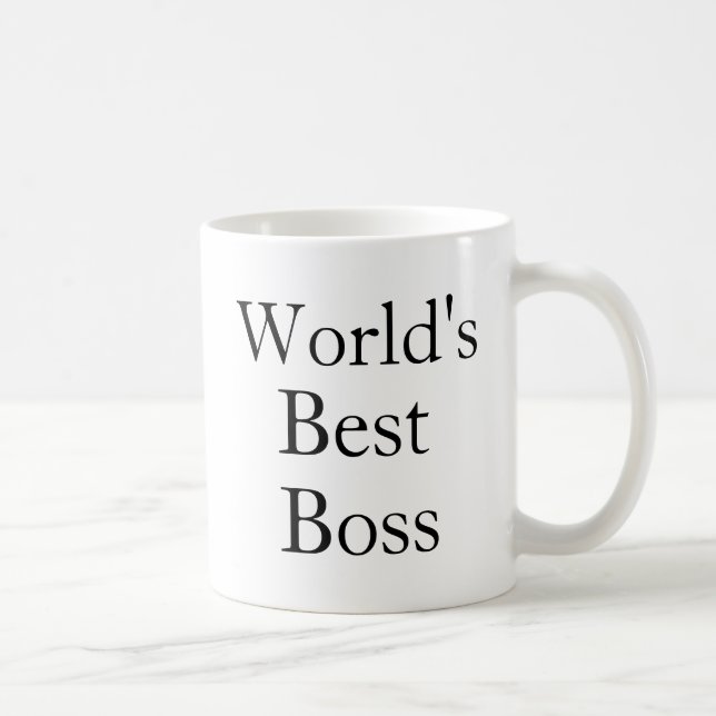 Worlds Best Boss Coffee Mug (Right)