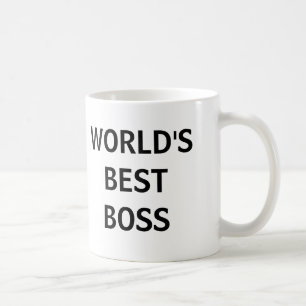 WORLD'S BEST BOSS COFFEE MUG