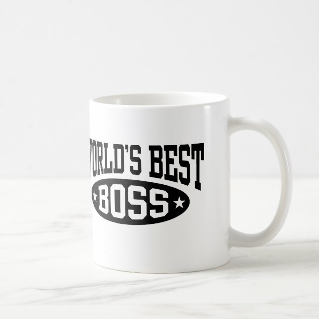 World's Best Boss Coffee Mug (Right)