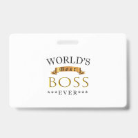 World's best boss ever