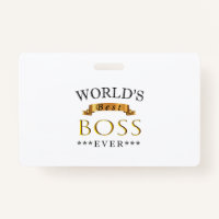 World's best boss ever