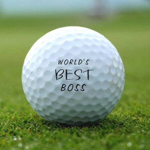 World's Best Boss Golf Balls