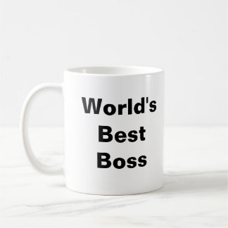 World's Best Boss Mug