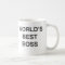World's Best Boss Mug