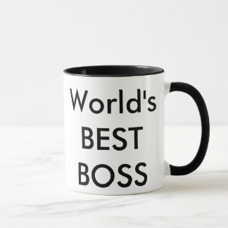world's best boss mug