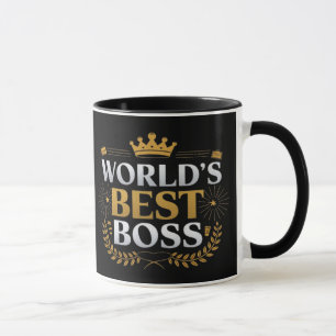 world's best boss mug